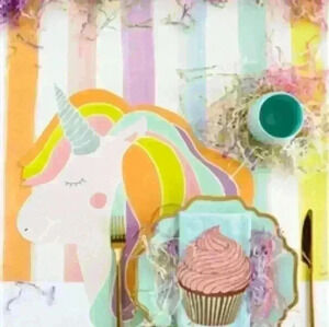 (12) Die Cut Unicorn Placemats